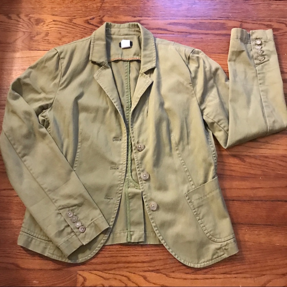 J. Crew Army Green Blazer